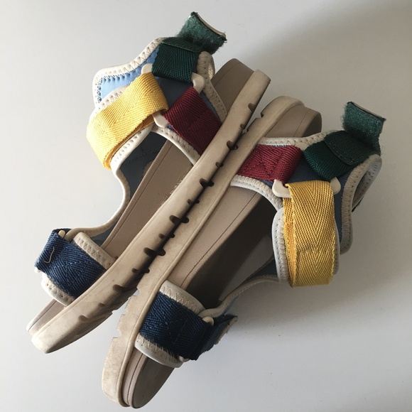 ZARA Colorful Strappy Sandals 12.5 - Picture 3 of 4